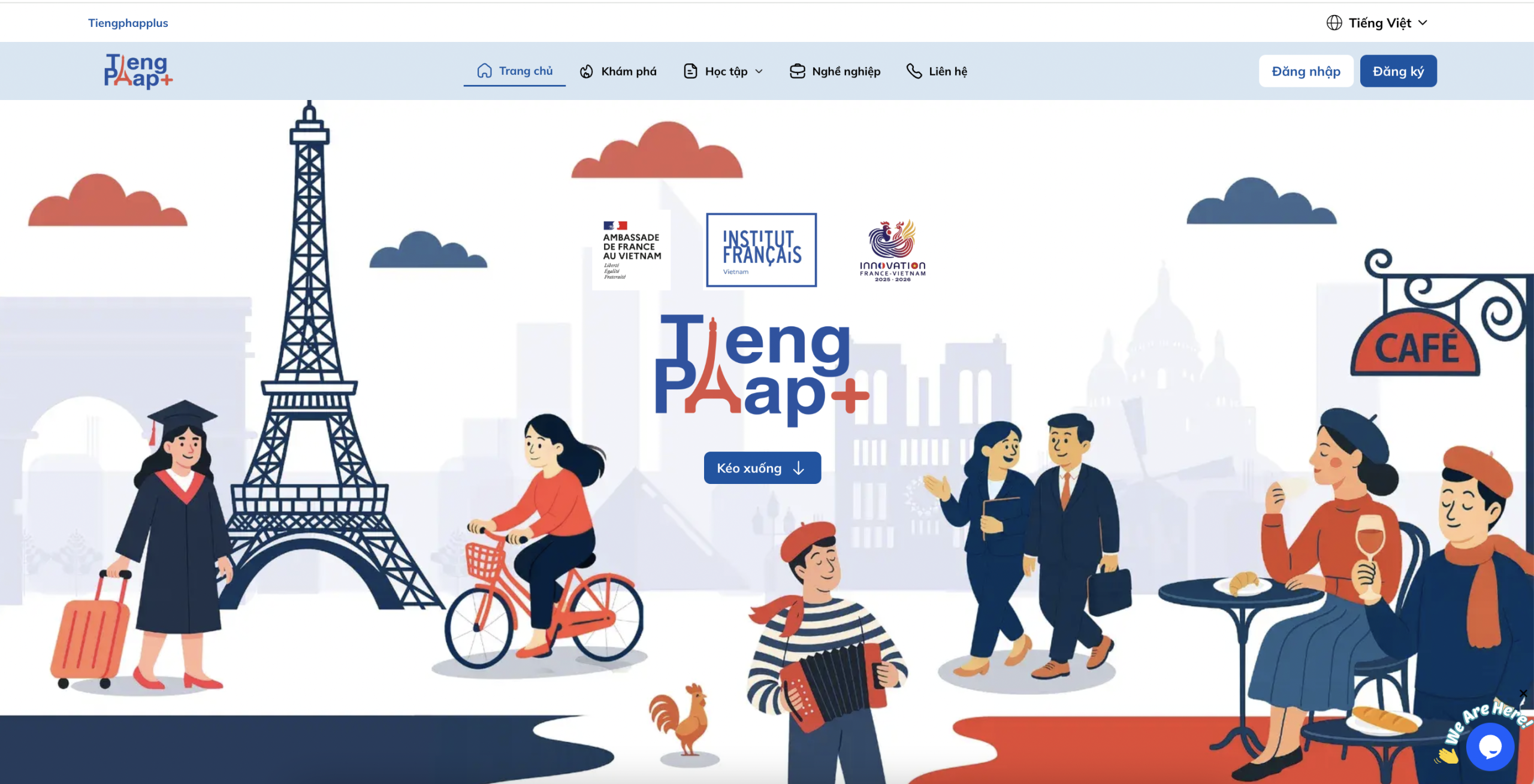 Dự án công cụ số TiengPhap Plus